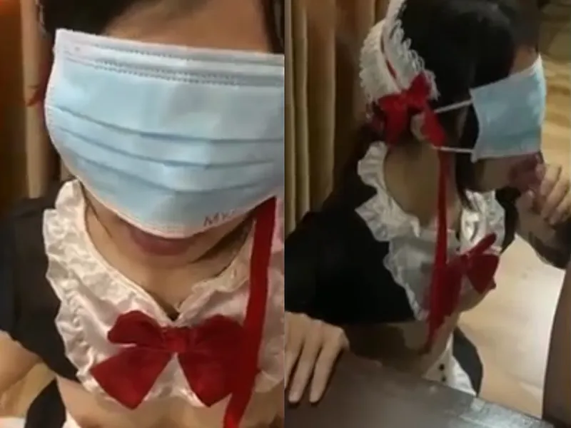 Ghệ việt dâm cosplay nô lệ liếm bú con cò điêu luyện